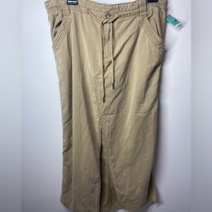 Maurices Drawstring skirt in Khaki